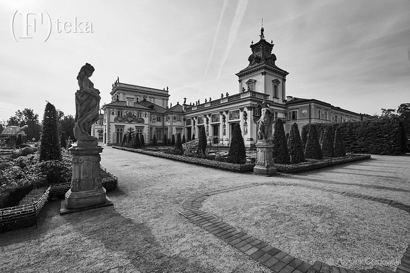 Pałac w Wilanowie -- Muzeum Pałacu Króla Jana III w Wilanowie, październik 2023
